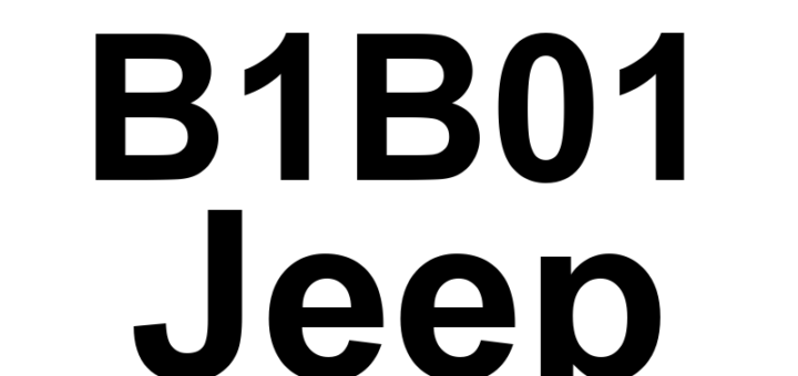 DTC B1B01 Jeep - Definição em inglês: Driver Airbag Squib 1 Circuit High Definição em Português: Circuito do Airbag do Motorista - Alta Tensão no Circuito do Iniciador 1