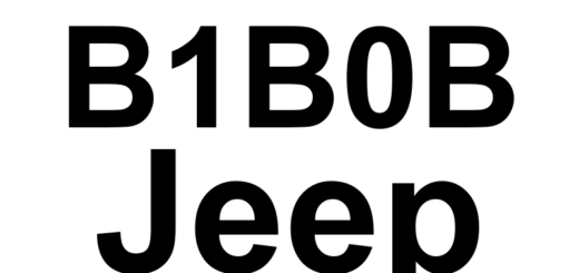 DTC B1B0B Jeep - Definição em inglês: Passenger Airbag Squib 1 Circuit Shorted Together Definição em Português: Circuito do Airbag do Passageiro - Curto-circuito no Squib 1