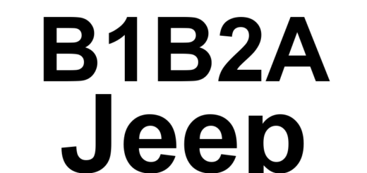 DTC B1B2A Jeep - Definição em inglês: 1st Row Driver Seat Belt Pretensioner Circuit Open Definição em Português: Circuito do Pré-Tensionador do Cinto de Segurança do Motorista da 1ª Fila - Circuito Aberto