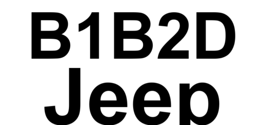 DTC B1B2D Jeep - Definição em inglês: 1st Row Passenger Seat Belt Pretensioner Circuit High Definição em Português: Circuito do Pré-tensionador do Cinto de Segurança do Passageiro da 1ª Fila - Alta Tensão