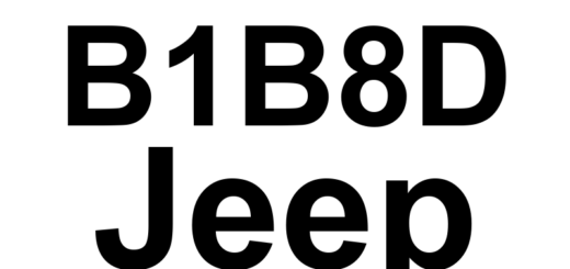 DTC B1B8D Jeep - Definição em inglês: Driver Seat Track Position Sensor Circuit Low Definição em Português: Sensor de Posição do Trilho do Banco do Motorista - Circuito Baixo