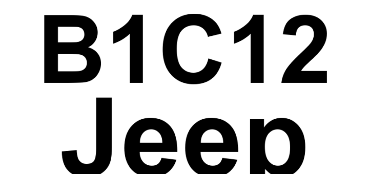 DTC B1C12 Jeep - Definição em inglês: Driver Active Headrest Control Circuit Low Definição em Português: Circuito do Controle do Apoio de Cabeça Ativo do Motorista - Tensão Baixa