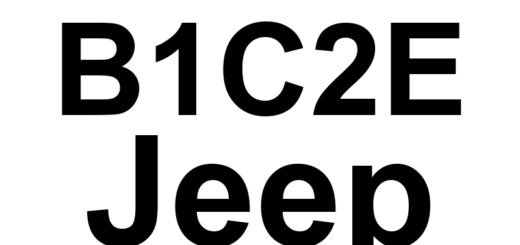 DTC B1C2E Jeep - Definição em inglês: Right Side Seat Thorax Squib 1 Shorted Together Definição em Português: Airbag do Tórax do Assento Direito - Curto-Circuito na Unidade 1.