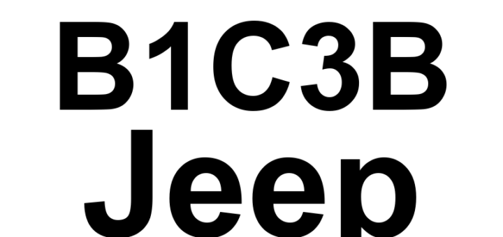 DTC B1C3B Jeep - Definição em inglês: 1st Row Driver Retractor Tensioner Circuit Shorted Together Definição em Português: Circuito do Tensionador do Retrator do Motorista da Primeira Fila - Curto-circuito Detectado