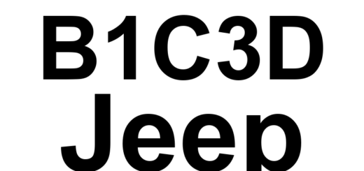 DTC B1C3D Jeep - Definição em inglês: 1st Row Driver Seat Belt Buckle Pretensioner Circuit Low Definição em Português: Cinto de Segurança do Motorista da 1ª Fileira - Circuito do Pré-tensionador com Tensão Baixa