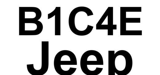 DTC B1C4E Jeep - Definição em inglês: 1st Row Passenger Seat Belt Buckle Pretensioner Circuit Open Definição em Português: Circuito do Pré-tensionador do Fecho do Cinto de Segurança do Passageiro da 1ª Fila - Circuito Aberto