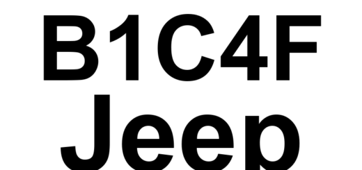 DTC B1C4F Jeep - Definição em inglês: 1st Row Passenger Seat Belt Buckle Pretensioner Circuit Shorted Together Definição em Português: Circuito do Pré-tensionador do Fecho do Cinto de Segurança do Passageiro da Primeira Fileira - Curto-circuito.
