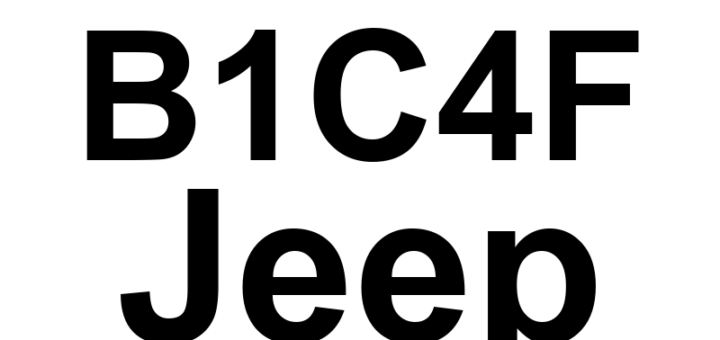 DTC B1C4F Jeep - Definição em inglês: 1st Row Passenger Seat Belt Buckle Pretensioner Circuit Shorted Together Definição em Português: Circuito do Pré-tensionador do Fecho do Cinto de Segurança do Passageiro da Primeira Fileira - Curto-circuito.