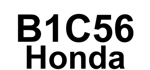 DTC B1C56 Honda - Definição em inglês: Driver's Heater Thermistor Circuit Short Definição em Português: Circuito do Termistor do Aquecedor do Motorista - Curto