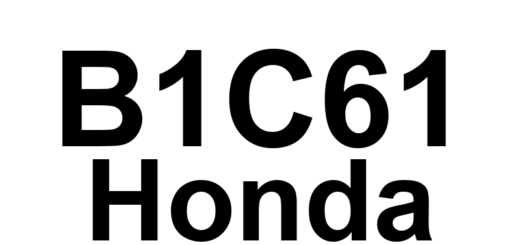 DTC B1C61 Honda - Definição em inglês: Driver's Heater Current Abnormal Low Definição em Português: Corrente do Aquecedor do Motorista - Baixa Anormal