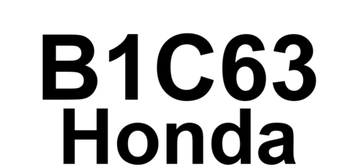 DTC B1C63 Honda - Definição em inglês: Passenger's Heater Current Abnormal Low Definição em Português: Aquecedor do Passageiro - Corrente Anormalmente Baixa