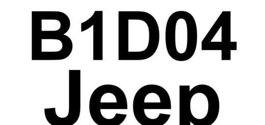 DTC B1D04 Jeep - Definição em inglês: Mirror Adjust Switch Input Circuit/Performance Definição em Português: Circuito de Entrada do Interruptor de Ajuste do Espelho - Desempenho/Funcionamento