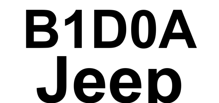 DTC B1D0A Jeep - Definição em inglês: Driver Mirror Position Sensor Power Supply Circuit High Definição em Português: Sensor de Posição do Espelho do Motorista - Circuito de Alimentação de Energia Alto