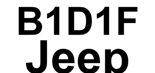 DTC B1D1F Jeep - Definição em inglês: Driver Mirror Vertical Motor Control Circuit Low Definição em Português: (Circuito de Controle do Motor Vertical do Espelho do Motorista - Baixa Tensão)