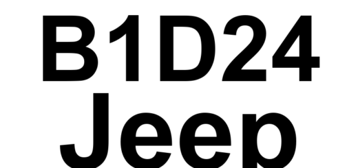 DTC B1D24 Jeep - Definição em inglês: Driver Mirror Horizontal Motor Control Circuit High Definição em Português: Circuito de Controle do Motor Horizontal do Espelho do Motorista - Tensão Alta