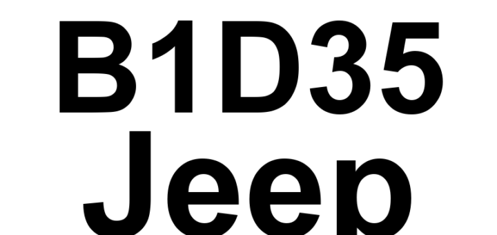 DTC B1D35 Jeep - Definição em inglês: Driver Mirror Heater Control Circuit Open Definição em Português: Circuito de Controle do Aquecedor do Espelho do Motorista - Circuito Aberto