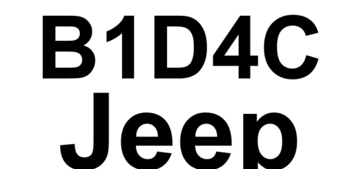DTC B1D4C Jeep - Definição em inglês: Memory Switch Input Circuit High Definição em Português: Circuito de Entrada do Interruptor de Memória - Tensão Alta