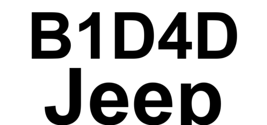 DTC B1D4D Jeep - Definição em inglês: Memory Switch Input Circuit Stuck Definição em Português: Circuito de Entrada do Interruptor de Memória - Travado