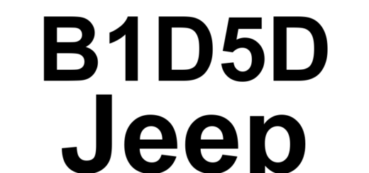 DTC B1D5D Jeep - Definição em inglês: Adjustable Pedal Switch Circuit Stuck Rearward Definição em Português: Circuito do Interruptor do Pedal Ajustável - Preso na Posição Traseira