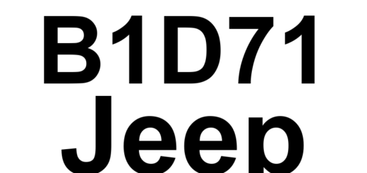 DTC B1D71 Jeep - Definição em inglês: Seat Front Vertical Position Sensor Circuit Low Definição em Português: Circuito do Sensor de Posição Vertical do Assento Dianteiro - Tensão Baixa
