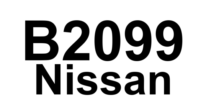 DTC B2099 Nissan - Definição em inglês: DTC Detection Logic (Ignition Relay Off) Definição em Português: Lógica de Detecção de DTC - Relé de Ignição Desligado