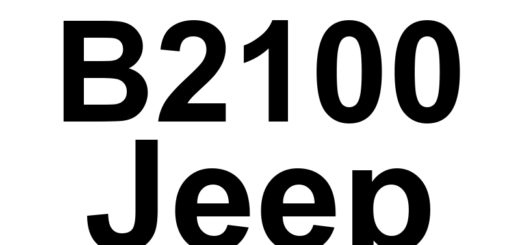 DTC B2100 Jeep - Definição em inglês: Ignition Run/Start Input Circuit Performance Definição em Português: Circuito de Entrada de Ignição na Posição Ligado/Partida - Desempenho Insatisfatório