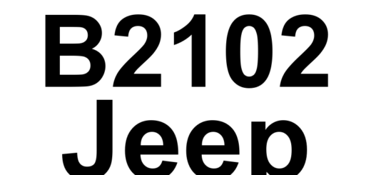 DTC B2102 Jeep - Definição em inglês: Ignition Run/Start Input High Definição em Português: Entrada de Ignição em Execução/Partida - Alta