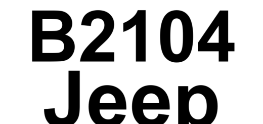 DTC B2104 Jeep - Definição em inglês: Ignition Run/Start Control Circuit Low Definição em Português: Circuito de Controle de Ignição em Funcionamento/Partida - Tensão Baixa
