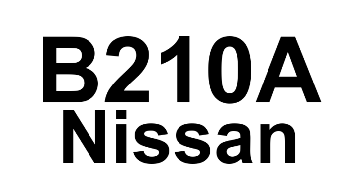 DTC B210A Nissan - Definição em inglês: DTC Detection Logic (Steering Lock State) Definição em Português: Lógica de Detecção do DTC (Estado do Trava de Direção)