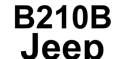 DTC B210B Jeep - Definição em inglês: System Voltage High Definição em Português: Voltagem do Sistema - Alta