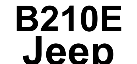 DTC B210E Jeep - Definição em inglês: Battery Voltage High Definição em Português: Voltagem da Bateria - Alta