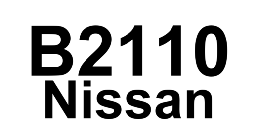 DTC B2110 Nissan - Definição em inglês: DTC Detection Logic (Interlock/PNP Switch) Definição em Português: Lógica de Detecção de DTC (Interruptor de Neutral/Ponto-Morto ou Intertravamento)