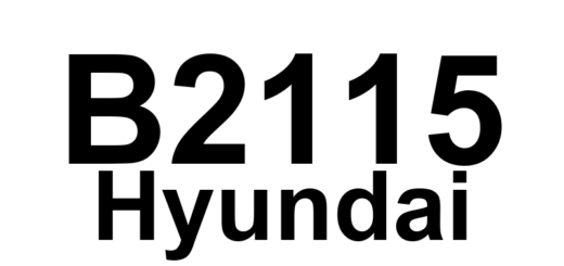 DTC B2115 Hyundai - Definição em inglês: Rear Defog Relay Fail Definição em Português: Relé do desembaçador traseiro - Falha detectada