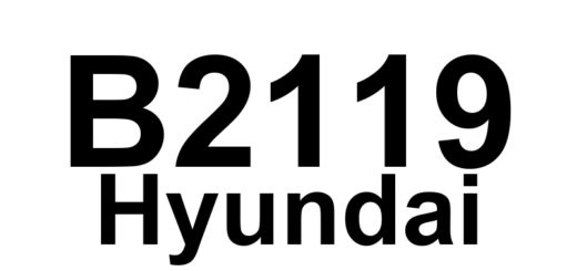 DTC B2119 Hyundai - Definição em inglês: Windshield Defog Relay Fail Definição em Português: Relé do Desembaçador do Para-brisa - Falha Detectada