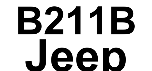 DTC B211B Jeep - Definição em inglês: Ignition Run/ACC/Spad Control Circuit High Definição em Português: Circuito de Controle de Ignição Run/ACC/Spad - Alta tensão