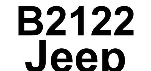 DTC B2122 Jeep - Definição em inglês: Ignition Run Control 1 Circuit Low Definição em Português: Circuito de Controle de Ignição em Funcionamento 1 - Tensão Baixa