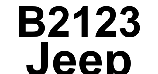 DTC B2123 Jeep - Definição em inglês: Ignition Run Control Circuit High Definição em Português: Circuito de Controle de Ignição em Marcha - Tensão Alta