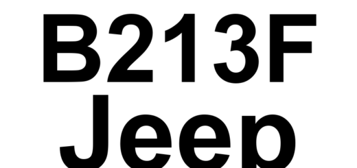 DTC B213F Jeep - Definição em inglês: Ignition Start (Remote Start) Control Circuit Low Definição em Português: Circuito de Controle de Partida de Ignição (Partida Remota) - Baixa Tensão