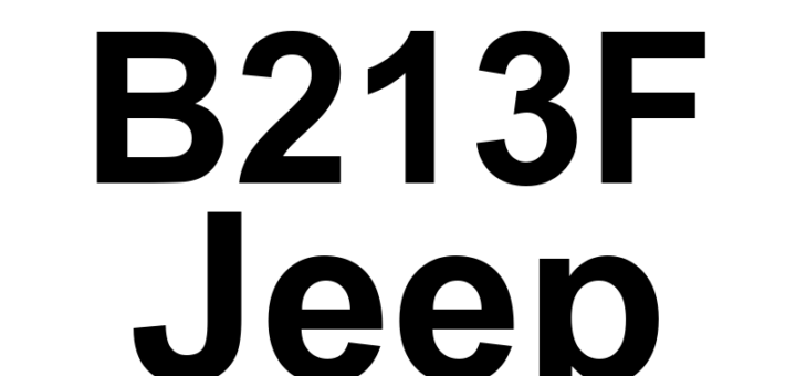 DTC B213F Jeep - Definição em inglês: Ignition Start (Remote Start) Control Circuit Low Definição em Português: Circuito de Controle de Partida de Ignição (Partida Remota) - Baixa Tensão