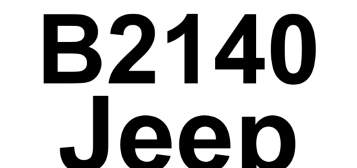 DTC B2140 Jeep - Definição em inglês: Ignition Start (Remote Start) Control Circuit High Definição em Português: Circuito de Controle de Partida da Ignição (Partida Remota) - Alta tensão