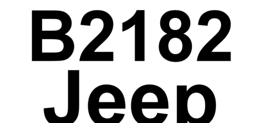 DTC B2182 Jeep - Definição em inglês: Heated Seat Module Power Supply High Definição em Português: Módulo do Assento Aquecido - Alimentação de Energia Alta