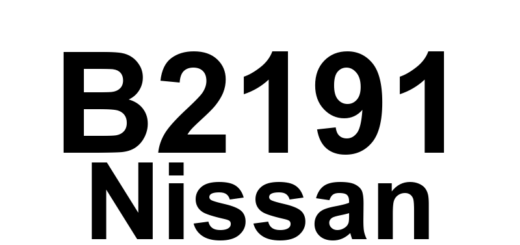 DTC B2191 Nissan - Definição em inglês: DTC Detection Logic (Detection of Key) Definição em Português: Lógica de Detecção do DTC - Detecção de Chave