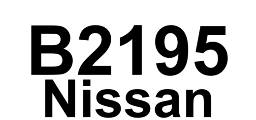 DTC B2195 Nissan - Definição em inglês: DTC Detection Logic (Chain of ECM-IMMU) Definição em Português: Lógica de Detecção DTC (Cadeia ECM-IMMU).
