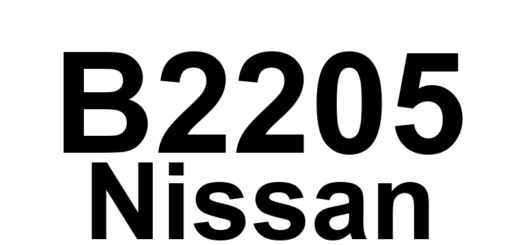 DTC B2205 Nissan - Definição em inglês: Vehicle Speed Circuit Definição em Português: Circuito da Velocidade do Veículo
