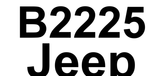 DTC B2225 Jeep - Definição em inglês: (SCM) Steering Column Module Internal Definição em Português: (Módulo da Coluna de Direção - Falha Interna)