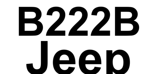 DTC B222B Jeep - Definição em inglês: Vehicle Entertainment System Internal Definição em Português: Sistema de Entretenimento do Veículo - Falha Interna