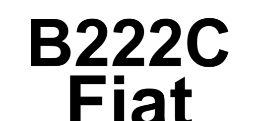 DTC B222C Fiat - Definição em inglês: Vehicle Configuration Not Programmed - No Subtype Information Definição em Português: Configuração do Veículo - Não Programada (Sem Informação de Subtipo)