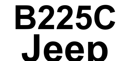 DTC B225C Jeep - Definição em inglês: Compass Module Internal Definição em Português: Módulo da Bússola - Problema Interno