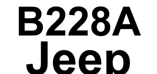 DTC B228A Jeep - Definição em inglês: ECU Not Initialized Definição em Português: ECU - Não Inicializada