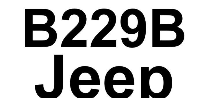 DTC B229B Jeep - Definição em inglês: Passive Entry Module (PEM) Internal Definição em Português: Módulo de Entrada Passiva (PEM) - Falha Interna